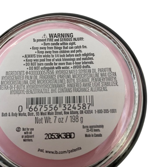 Bath & Body Works Happy Easter Raspberries Whipped Vanilla Single Wick 7oz - Picture 3 of 5